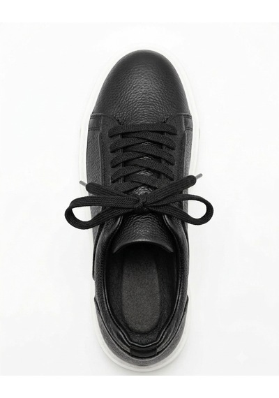 Growish Gd0109 Hakiki Deri Yüksek Taban Uzun Süre Ayakta Kalmaya Uygun Beyaz Eva Taban Siyah Sneaker Ayakkabı Growish Gd0109 Hakiki Deri Yüksek Taban Uzun Süre Ayakta Kalmaya Uygun Beyaz Eva Taban Siyah Sneaker Ayakkabı