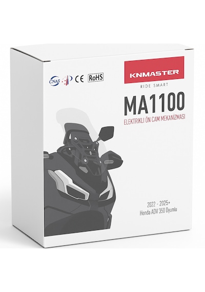 KNMASTER MA1100 Honda Adv350 Uyumlu Elektrikli Ön Cam Mekanizması