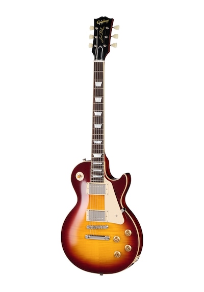 Epiphone 1959 Les Paul Standard Reissue Elektro Gitar Deep Cherry Sunburst