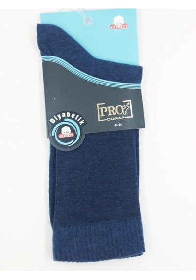 Pro Çorap Pro Erkek Kot Mavisi Şeker Çorabı Jean 41-44 Koyu Mavi