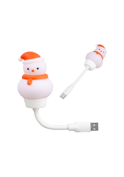 Powermaster Pm-21755 Esnek Usb'li Çocuk Gece Lambası Beyaz