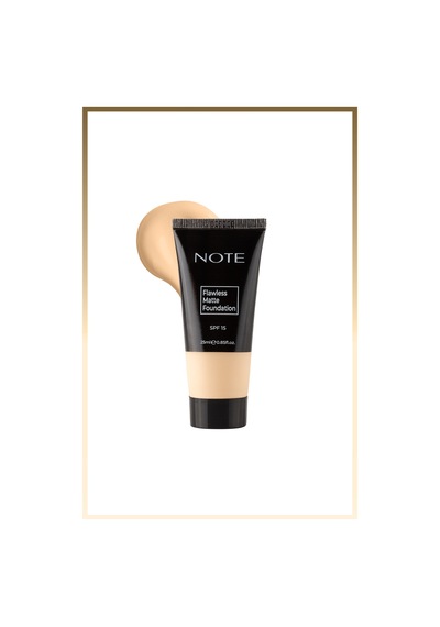 Flawless Matte Foundation SPF 15 Yoğun Kapatıcı Mat Bitişli Fondöten - 01 Açık