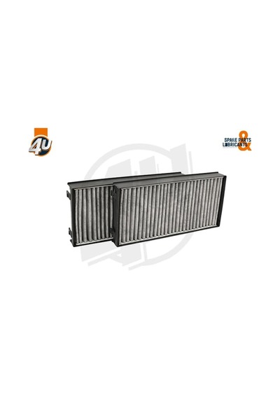 4u Karbonlu Polen Kabin Filtresi Takım Bmw X5 E70 F15 X6 E71 64316945586 33518bw
