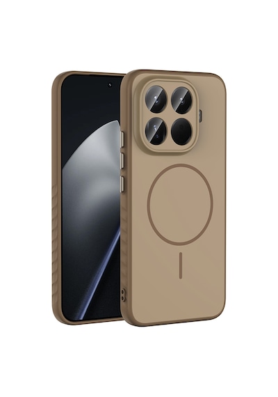 Xiaomi 15t Pro Kılıf Kamera Lens Korumalı Magsafe Destekli Silikon Pazarplus Altın