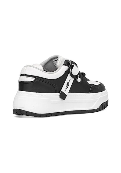 M.P Kadın Kışlık Su Geçirmez Kaydırmaz Kalın Eva Taban Hafif Rahat Ortopedik Deri Siyah Tarz Sneaker Beyaz - Siyah M.P Kadın Kışlık Su Geçirmez Kaydırmaz Kalın Eva Taban Hafif Rahat Ortopedik Deri Siyah Tarz Sneaker Beyaz - Siyah