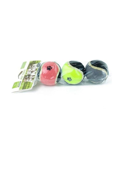 Nunbell Pati Desenli 3'lü Tenis Topu 6,5 Cm