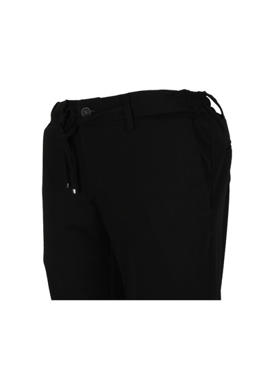 Modarar Erkek Jogger Pantolon Bel Bağcıklı Dar Kesim Rar01351 Siyah
