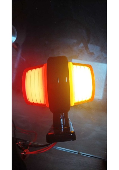 Ahmet Otomotiv Horpol Tipi Neonlu Takoz Lamba 12&24v Sarı Kırmızı