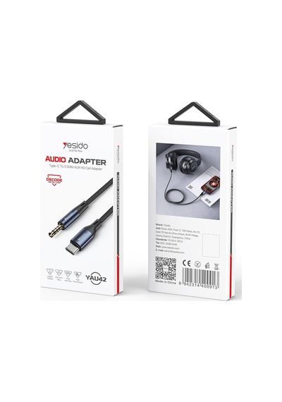 Yesido Yau42 1m Arama Özellikli Type-c To Aux Dönüştürücü - S M414