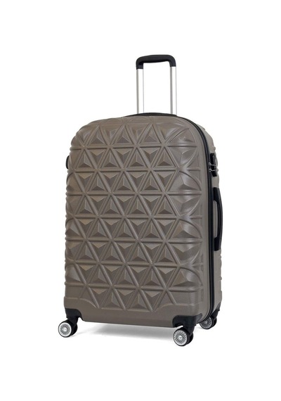 Reymond Luggage Piramit Desen ABS Seyahat Valizi, Canyon Serisi,  Taş - Büyük Boy