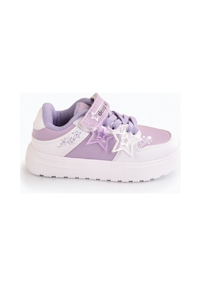 Kız Çocuk Yıldız Detaylı Sneaker Ayakkabı Lila