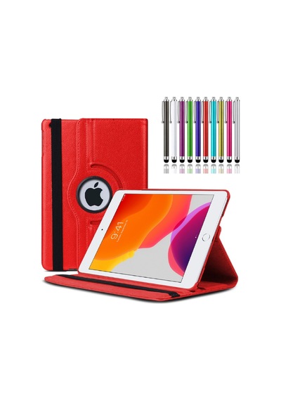 Ipad 4 Kılıf A1458 A1459 A1460 Uyumlu 360 Dönerli Tablet Kılıfı + Kalem Arka Kapak