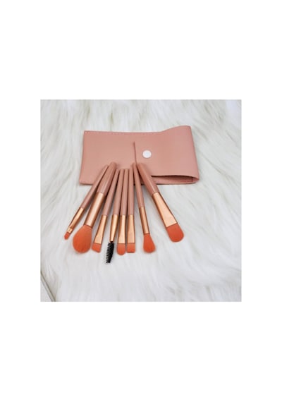 Çanta Boy Deri Kılıflı 8 Parça Mini Makyaj Fırçası Seti 11 Cm Yumuşak Uçlu Makyaj Fırça Seti Pembe Belirtilmemiş Çanta Boy Deri Kılıflı 8 Parça Mini Makyaj Fırçası Seti 11 Cm Yumuşak Uçlu Makyaj Fırça Seti Pembe Belirtilmemiş