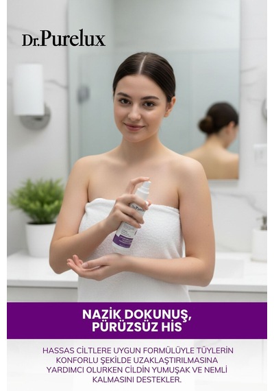 Hassas Ciltlere Uygun Tüy Dökücü Sprey Pürüzsüz Ve Yumuşak Cilt Hissi Tüm Vücut Kullanıma Uygun