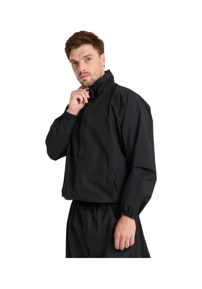 Hnc Sport Unisex Nefes Alan Termal Sauna Eşofman - Terleme Eşofmanı Siyah