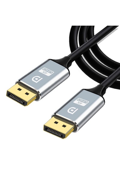 3 Metre Displayport To Displayport Kablo Dp 1.2 - Altın Kaplama