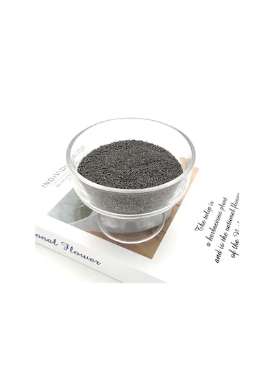 Kristal Tozu Boncuk Vanilya Kokulu Parafin Mum Yapım Malzemesi 100 Gram+5 Metre Fitil Siyah Siyah