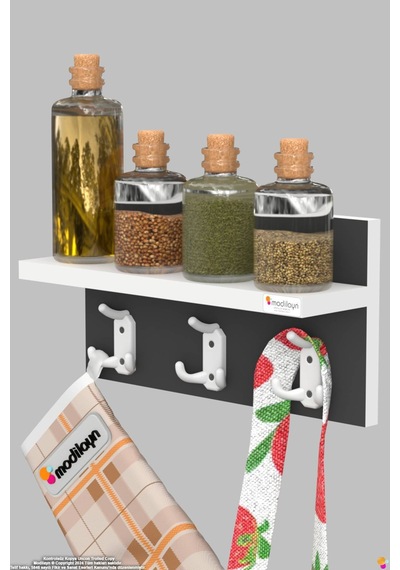 Kedi 9 Kancalı Mutfak Askısı 3'lü Set 46,4x19 Cm - Şık Tasarım, Çok Amaçlı Düzenleyici Ve Yer Tasarrufu Gri Kedi 9 Kancalı Mutfak Askısı 3'lü Set 46,4x19 Cm - Şık Tasarım, Çok Amaçlı Düzenleyici Ve Yer Tasarrufu Gri