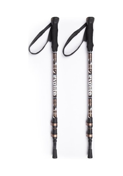 Evolite Golden Quick-lock Dıştan Kilitli Trekking Batonu Çok Renkli