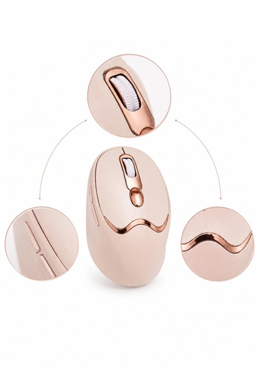 Ergonomik Tasarımlı Kablosuz Mouse Bluetooth Ve Usb Alıcılı Belirtilmemiş