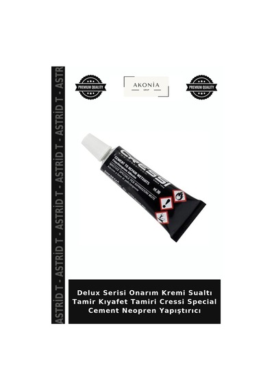 Delux Serisi Onarım Kremi Sualtı Tamir Kıyafet Tamiri Cressi Special Cement Neopren Yapıştırıcı Standart