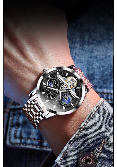 Kronen & Söhne Ks7009 Day Night Tourbillon Mekanik Otomatik Saat