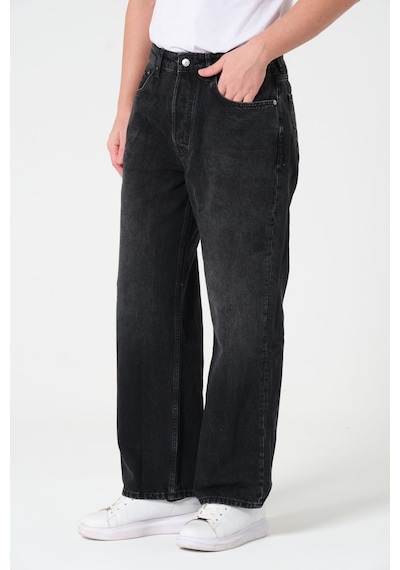 Barmore Super Baggy Fit Jean Unisex Siyah