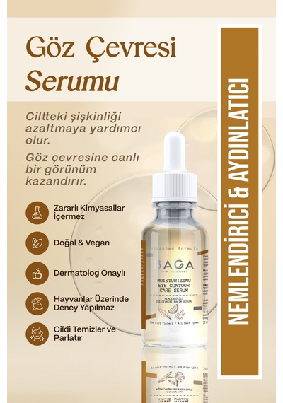 Göz Altı Ve Göz Çevresi Morluk Torba Koyu Halka Karşıtı Aydınlatıcı Caffein Kafein Serum