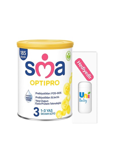 Sma Optipro Probiyotik 3 Devam Sütü 800 G + Uni Baby Islak Mendil Hediyeli