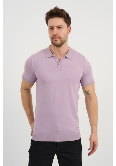 Alexander Gardi Alexandergardı Polo Yaka Düğmeli Triko T-shirt 50024 Lila Alexander Gardi Alexandergardı Polo Yaka Düğmeli Triko T-shirt 50024 Lila