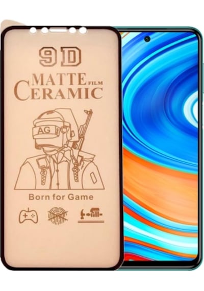 Xiaomi Redmi Note 9 Pro Ekran Koruyucu 9D Mat Seramik Nano