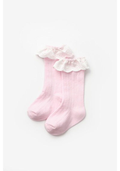 Le Mabelle Pembe Fistolu Kız Çocuk Çorap Pembe