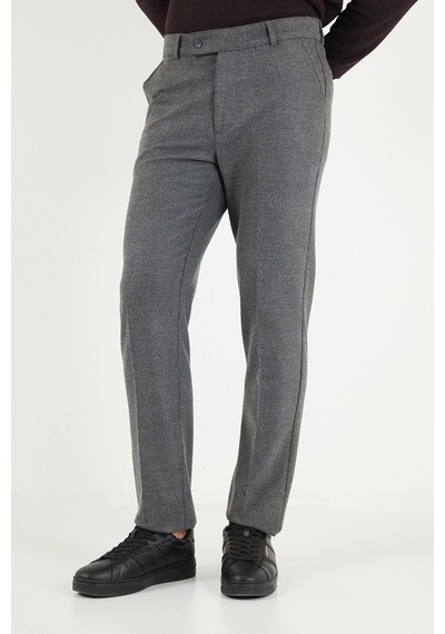 Buratti Normal Bel Regular Fit Düz Paça Pantolon Erkek Pantolon 6843703 Gri
