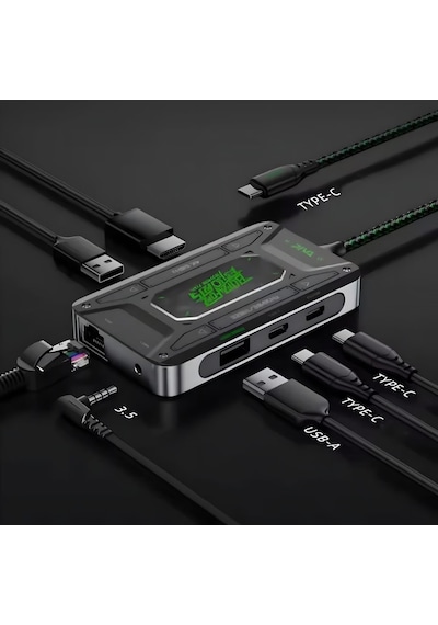 Piva Ds7 Pro Docking Station 7in1 Dönüştürücü