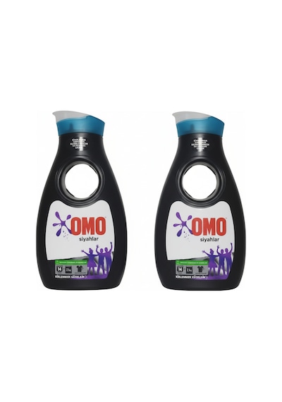 Om-o Siyahlar İçin Sıvı Deterjan 2 Li 910+910 1820ml 3 L