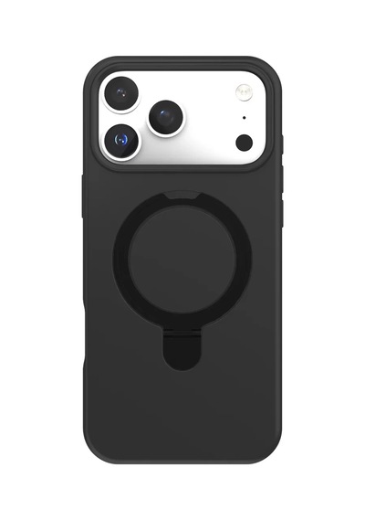Newface Apple İphone 17 Pro Regal Magsafe Standlı Kapak - Siyah