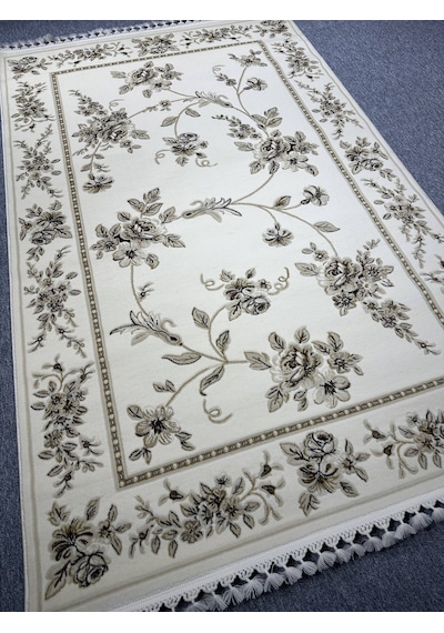 Tiffany Halı Sentez 7005 AV 150x230 Krem Kahve 4 M2 İnce Halı