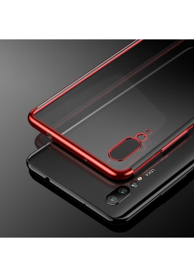 Huawei Y9 Prime 2019 Köseleri Renkli Seffaf Kamera Kor. Kilif 378751895