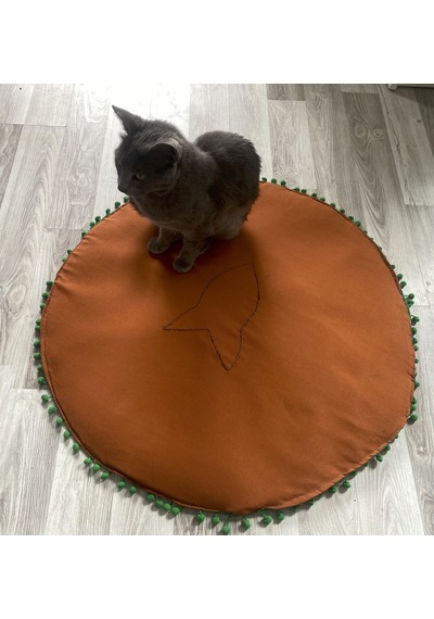 Luvaluva Kedi Küçük Irk Köpekler İçin Yer Mat Yatak 70 CM