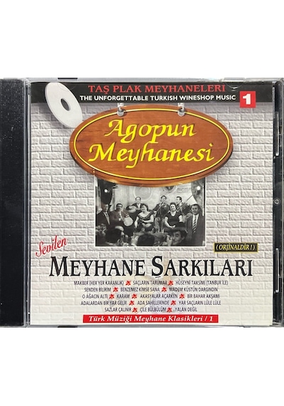 Plak Değildir Cd Dir Cd Meyhane Şarkıları - Agopun Meyhanesi Cd