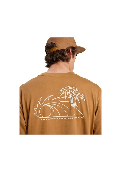 Quiksilver Blıss Poınt Erkek Tişört Eqyzt08259-qk.3106 Kahverengi