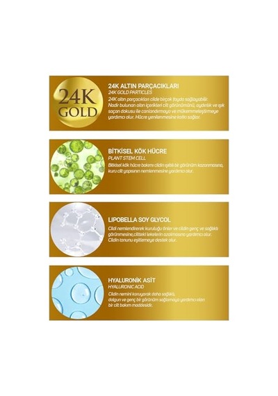 Altın Parçacıklı Yaşlanma Karşıtı Bakım Serumu 30 Ml