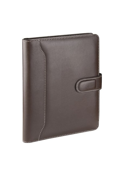 Organizer Ajanda Tarihsiz Çizgili 20x26 CM - Kahve Kahverengi