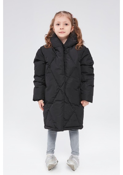 Benitto Kids Benittokids Kız Çocuk Kaban 51300 Siyah