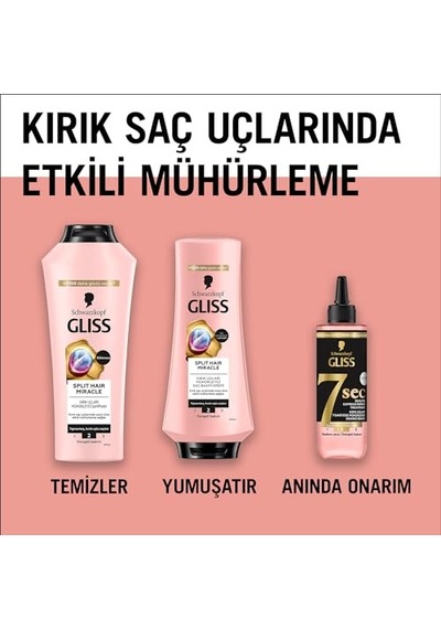 Split Hair Miracle Kırık Uçları Mühürleyen Şampuan 400ml Beyaz