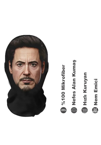 Iron Man 3 Boyutlu Nefes Alabilen Ünlü Maskesi