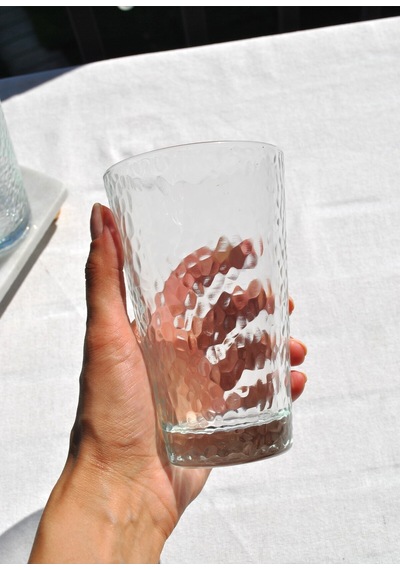 4 Adet Şeffaf Cam Bardak Seti 375 Ml Orven Seri Meşrubat Su Limonata Bardağı