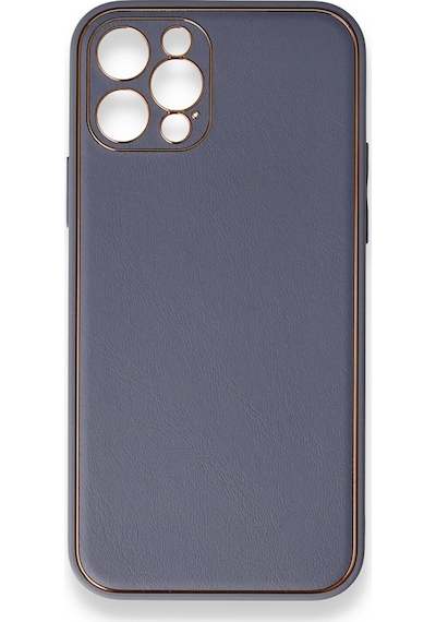 Nettech Apple Uyumlu iPhone 13 Pro Max Coco Leather Seri Arka Koruma Kılıf - Turkuaz Turkuaz
