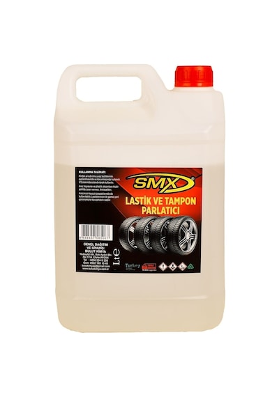 Smx Lastik Parlatma ve Tampon Parlatıcı 5 Lt -M.Fiber Bez