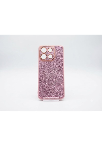 Redmi Note 13 4 G Pembe Simli Kılıf Modeli